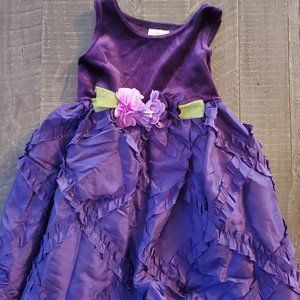 Purple delight little girls dress